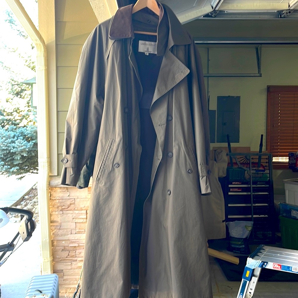 Mens London Fog coat with zip out winter lining